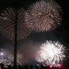 神戸メリケンパークの花火大会の終盤